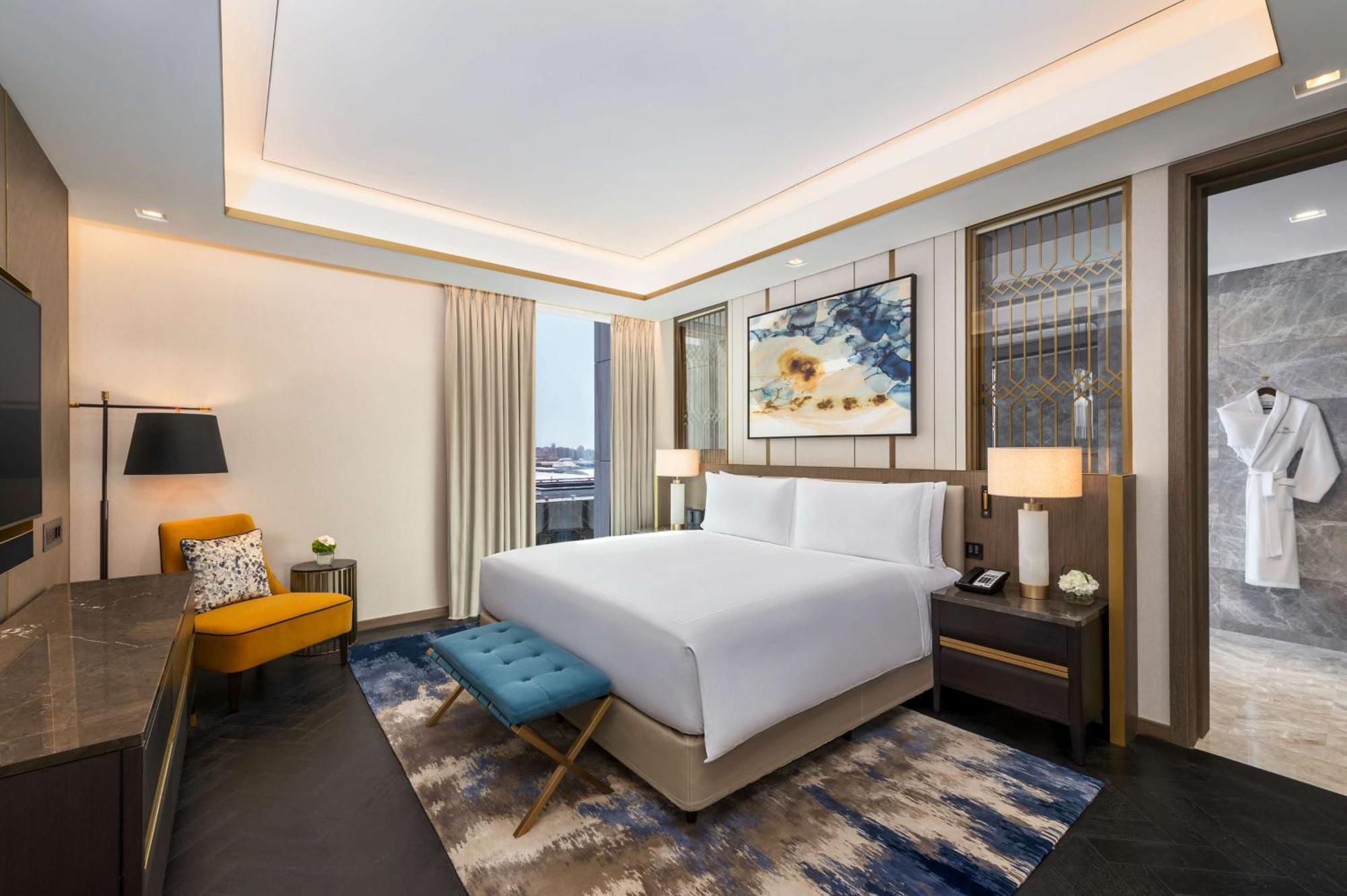 Hotel Waldorf Astoria Kuwait à Koweït Extérieur photo A bedroom at the hotel